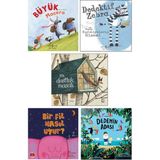 Büyük Macera + Dedektif Zebra + Bir Dostluk Masalı + Bir Fil Nasıl Uyur? + Dedemin Adası / Çocuk Masal Öykü Hikaye Kitapları Seti 5 Kitap