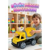 Büyük Mikser Kamyonum! 25cm Döndürülebilir Mikser Hazneli Eğlenceli Oyuncak İş Makinası
