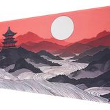 Büyük Mouse Pad, Yumuşak Kauçuk Taban, Kaymaz Yüzey (Güneş)