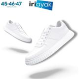 Büyük Numara 45-47 / Rahat Taban Casual Ayakkabı / Erkek - Günlük Kullanıma Uygun - Beyaz