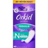 Büyük Paket 40 Adet Günlük Ped, Rahat Kullanım İçin