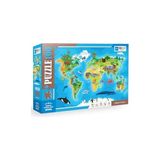 Büyük Pazar Store 100 Parça - Anımal World Map (Hayvan Dünya Haritası)