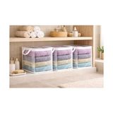 Büyük Pazar Store 3 Adet Mini Şeffaf Hurç Havlu Giysi Iç Çamaşırı Düzenleyici Saklama Çantası 25X25CM - 00 Kahverengi