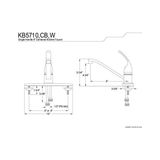Büyük Pazar Store Brass KB5710 Chatham Tek Kollu Saplı Mutfak Musluğu, Püskürtücüsüz, 20 Cm, Cilalı Krom - Ahşap - Option-1