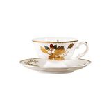 Büyük Pazar Store Golden Butterfly 2 Kişilik Çay Fincan Takımı - 1/100 Toz Ceviz