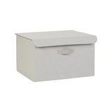 Büyük Pazar Store Gri Balıksırtı Kapaklı Kutu 48 x 40 x 30 cm - Option-1