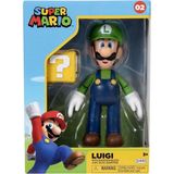Büyük Pazar Store Jakks Pacific Nintendo Super Mario Figür Luigi Koleksiyon Kutusunda, 10 cm - 01-Mavi