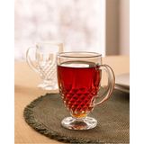 Büyük Pazar Store Lasalle 4'lü Çay Fincanı, Şeffaf - 1/100 Toz Ceviz
