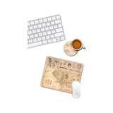 Büyük Pazar Store Lotr Yüzüklerin Efendisi Mouse Pad ve Bardak Altlığı Set - Option-1 - 001-Renkli