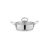 Büyük Pazar Store Micro Mini Basık Çelik Tencere 16CM-2 Parça - (No Color) - Option-1