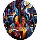 Büyük Pazar Store Müzik ve Keman Bilek Destekli Mouse Pad - Option-1 - 00-Siyah - Beyaz