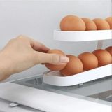 Büyük Pazar Store Pratik Buzdolabı Yumurta Standı 2 Katlı Raf Buzdolabı Organizer - 001-Renkli - Option-1