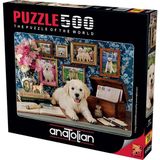 Büyük Pazar Store Puzzle - Labrador / 500 Parça Puzzle, #3637 - 01-Mavi