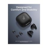 Büyük Pazar Store Soundcore Liberty Buds Bluetooth Kulaklık, Yarı Kulak Içi Tasarım, Gerçek Zamanlı Uyarlanabilir Gürültü Engelleme, Hızlı Şarj, Çeviri, 30 Saat Çalma Süresi, Siyah - D1200 - -- - Option-1