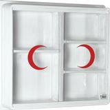 Büyük Plastik Ecza Dolabı 50cm x 47cm x11cm 157-TRNT
