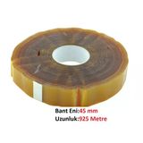 Büyük Rulo 45Mm X 925M Kauçuk Makine Bandı Paketleme Bandı M4