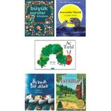 Büyük Sorular Kitabım + Avucundaki Öpücük (Audrey Penn) + Aç Tırtıl (Eric Carle) + Üç Kedi Bir Dilek (Sara Şahinkanat) + Yayazula (Julia Donaldson) - 5 Kitap Set