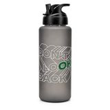 Büyük Su Matarası Tritan Pipetli Su Şişesi Dont Look Spor Matarası Suluğu BPAsız 1000 mL Siyah 0112