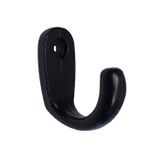 Büyük Tekli Fincan Askı, Dekor Askısı - Siyah, 100 Adet, 12X23X30 mm - Lisinya