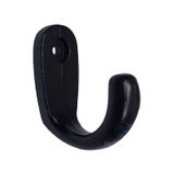 Büyük Tekli Fincan Askı, Dekor Askısı - Siyah, 12x23x30 Mm