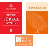 Büyük Türkçe Sözlük (Tdk Uyumlu 544SAYFA) - Yazım Kılavuzu (Tdk 584 Sayfa) / 2 Kitap Set