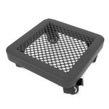 Büyük Vazolar için Ağır Hizmet Metal Saksı Tepsisi - Tekerlekli ve Altlıklı Siyah Kare Saksı Sepeti, 25 x 25 x 9 cm - İç/Dış Mekan Kullanımı, Taşıması Kolay