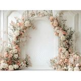 Büyüleyici Bir Arka Plan: Çiçeklerle Dolu 200X150CM Stüdyo Fonu