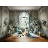Büyüleyici Çiçek Dolu Bir Arka Plan, 200X150CM, Stüdyo Fonu - -