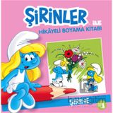 Büyülü Fener Yayınları Şirinler İle Hikaye Boyama Kitabı - Şirine