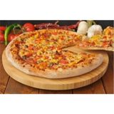 Büyülü Home 34 cm Bambu 360 Döner Sunumluk Pizza Tabağı Kahvaltı Tabağı Lahmacun Tabagı Organik Orjinal Bambu