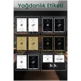 BÜYÜLÜ HOME Yağdanlık ve Sabunluk Etiketleri ve 2 Tıpa Ayçiçek Yağı Zeytinyağı Etiketleri