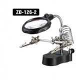 Büyüteçli 3. El Kart Tutuculu Havya Standı Zd 126-2 (Mg 16126A)