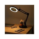 Büyüteçli Masa Lambası Usb Güç Bağlantılı 10X Büyütmeli Led Işıklı Masaüstü Lamba 360 Derece Dönebilen Başlıklı Ayarlanabilir Parlaklık Seviyeli Esnek Kollu Çalışma Lambası | Flb06