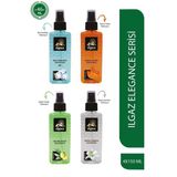 Buz Ferahlığı & Tütün & Zeytin Çiçeği & Beyaz Zambak Kolonyası 150 Ml - Elegance Series 4'Lü Kolonya Seti