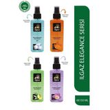Buz Ferahlığı & Tütün & Zeytin Çiçeği & Safran Çiçeği Kolonyası 150 Ml - Elegance Series 4'Lü Kolonya Seti