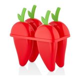 Buz Kalıbı Buzluk Meybuz Kalıbı Qlux Dondurma Kalıbı Meybuz Kalıbı L-00856 - Kırmızı