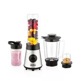 Buz Kırıcı - Kahve Öğütücü Hazneli - Şişeli Çok Amaçlı Smoothıe Blender 800ML - 500W SHB-3190 BX40