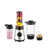 Buz Kırıcı - Kahve Öğütücü Hazneli - Şişeli Çok Amaçlı Smoothıe Blender 800Ml - 500W Shb-3190 Go53/00230