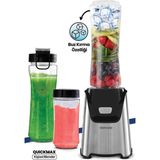 Buz Kırma Özellikli Inox 2'li Bpa Free Tritan Şişeli Kişisel Smoothie Blender - Altın - Gri