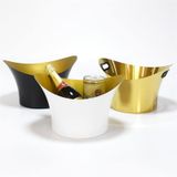 Buz Kovası 1 Adet 9L Büyük Kapasiteli Buz Kovası Mutfak Şarap Şampanya Bira Şişesi Konteyner Tutucu Barware Yalıtımlı Buz Kovası (Renk: Blcak)