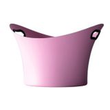 Buz Kovası Şampanya Kovası Basit Buz Kovası Lüks Paslanmaz Çelik Metal Desenli Aile Barı İçin Soğutucu Kova Ktv Partiler için Buz Kovaları (Renk: Pembe, Boyut: 34 * 21 cm) (Pembe 34*21cm)