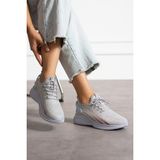 Buz Turuncu Unisex Yıkanabilir Rahat Hava Alabilen Kokusuz Triko Spor Ayakkabı Sneaker 015 - Buz - Turuncu