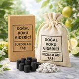 Buzdolabı Doğal Koku Giderici Ve Radyasyon Önleyici Yeniden Kullanılabilir Zeolit Taşı-Aktif Karbon Taşı