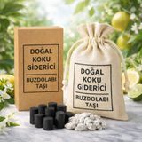 Buzdolabı Koku Giderici Ve Radyasyon Önleyici Yeniden Kullanılabilir Zeolit Taşı-Aktif Karbon Taşı umudum250625