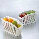 Buzdolabi Sepeti Dolap Ici Duzenleyici Sepet Organizer Beyaz 2 Adet (Hcs /21) - Çok Renkli - Standart