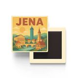 Buzdolap Magneti - Jena Thüringen Almanya - Kare 9X9 Cm