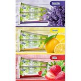 Büzgülü Çöp Torbası 55X60 Cm 3' Lü Eko Paket Lavanta-Çilek-Limon Kokulu Çöp Poşeti Kokulu
