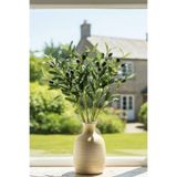 Buzka Yapay Zeytin Dalı 45 Cm Zeytin Demeti Yapay Çiçek