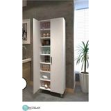 Buzkan Mobilya % 100 Mdf Çok Amaçlı Beyaz Dolap 70 cm