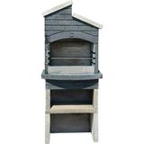 Büzsan Barbekü Beton Barbekü Antrasit Gri Mangallık 70 Lik - 8906